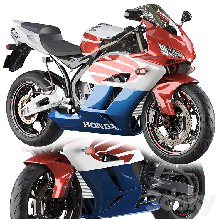 HONDA CBR1000RR 3D Model Free