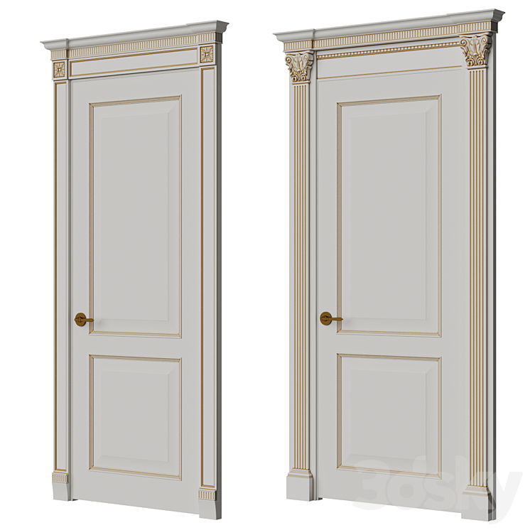 interior doors Britanica factory AtlasLux 3D Model Free