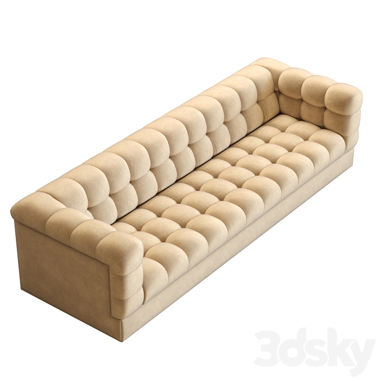 “Crate&Barrel Chiltern 111″” Sofa” 3DS Max Model - thumbnail 2