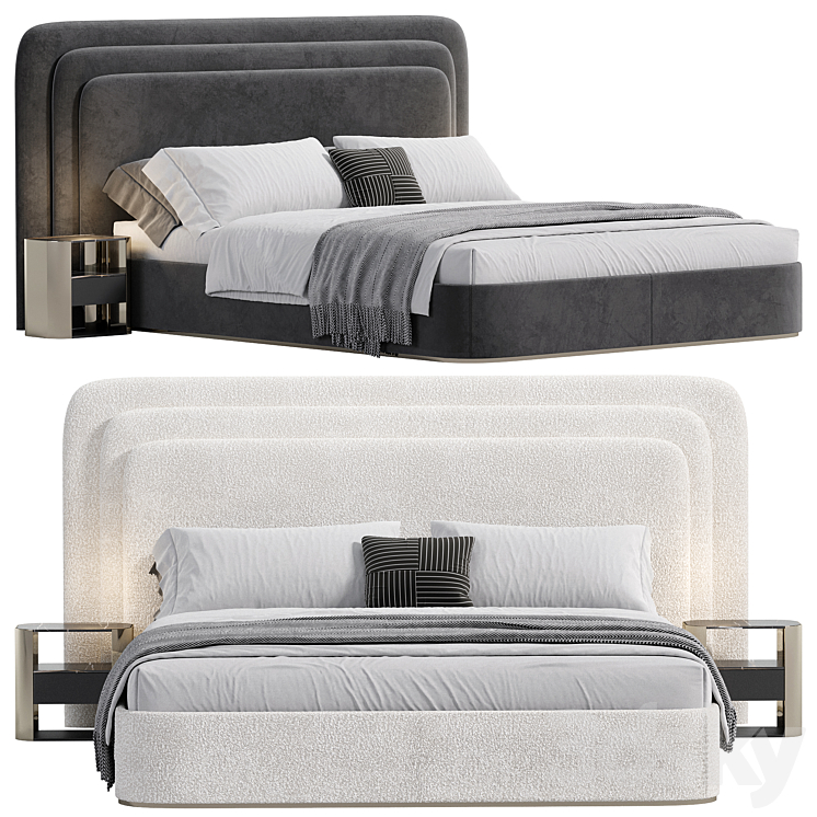 Voyage Royal Bed 3D Model Free