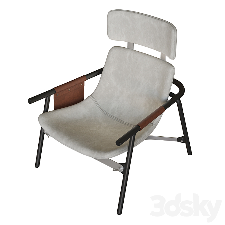 Bonaldo Eddy UP armchair Arm chair 3D model