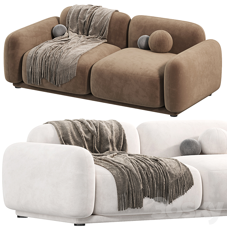 Mikka Sitzer Sofa by nvgallery sofas 3DS Max Model - thumbnail 2