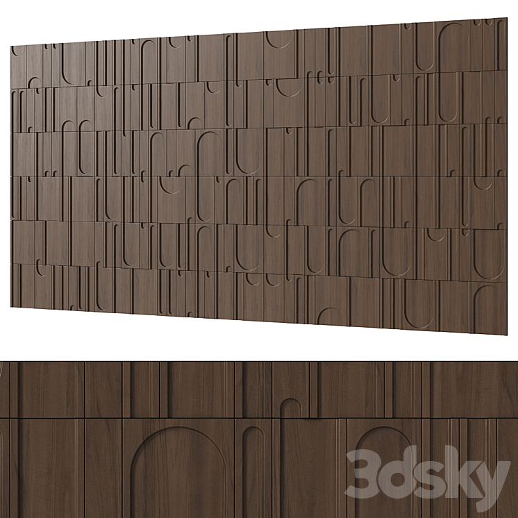 Decorative wall 309 3D Model