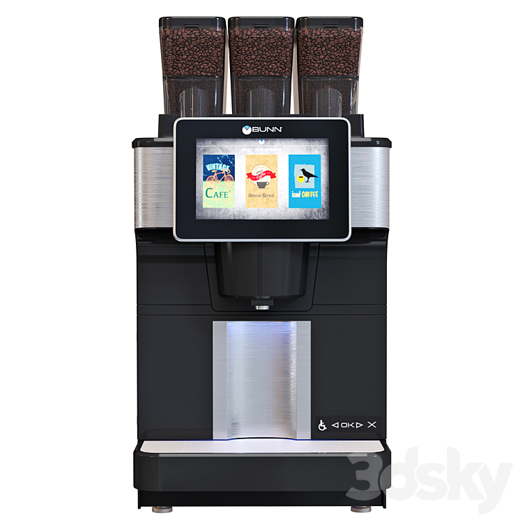 BUNN Fast Cup coffee machine Kitchen appliance 3D model