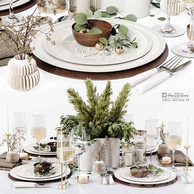 Table Setting 09 3D Model