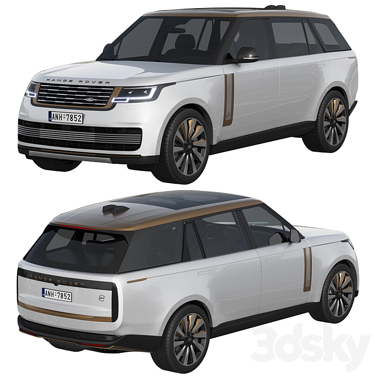 Land Rover Range Rover SV LWB Serenity 2022 3DS Max Model - thumbnail 2