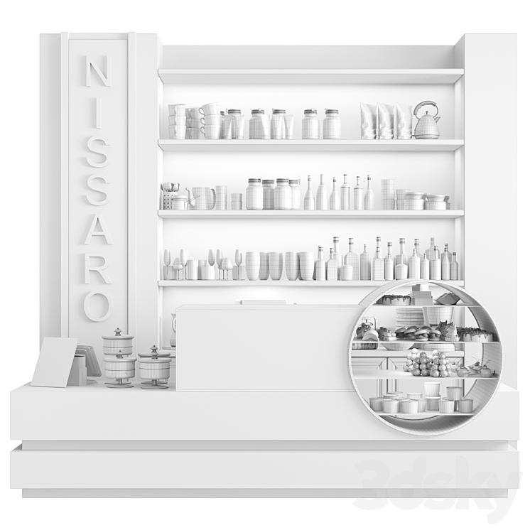 Coffee point - bar 80 3D Model Free