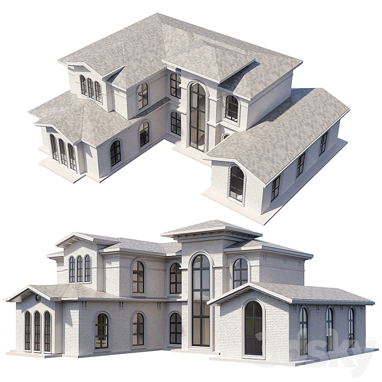 classical house 3D Model