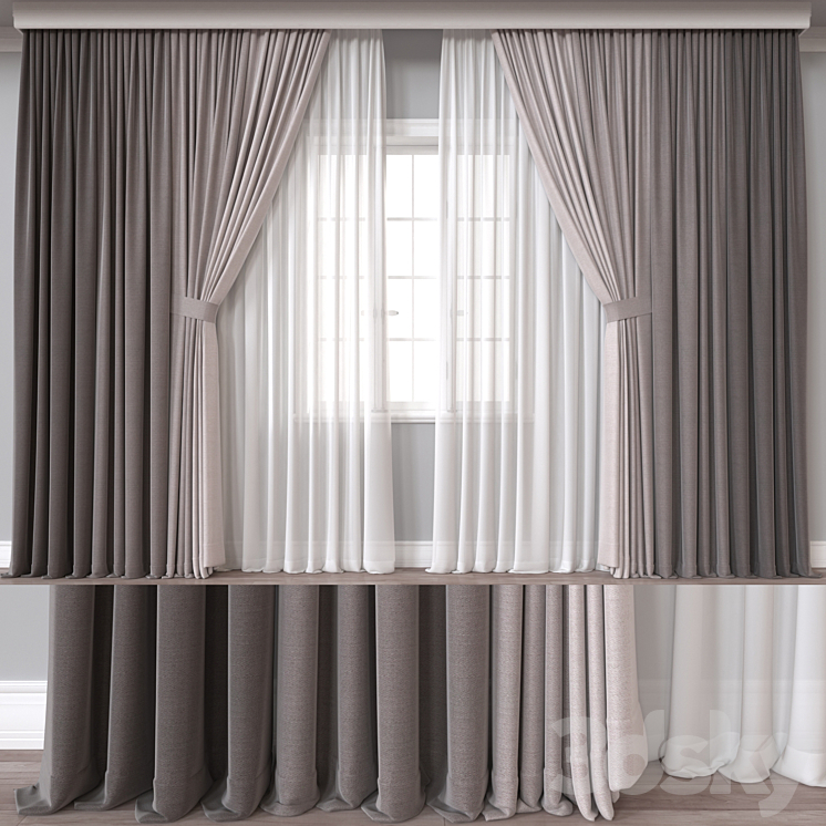 Curtain A479 3D Model