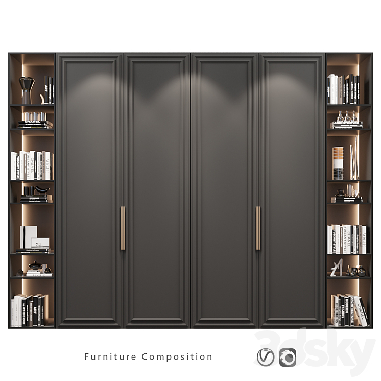 Furniture composition | 369 3D Model