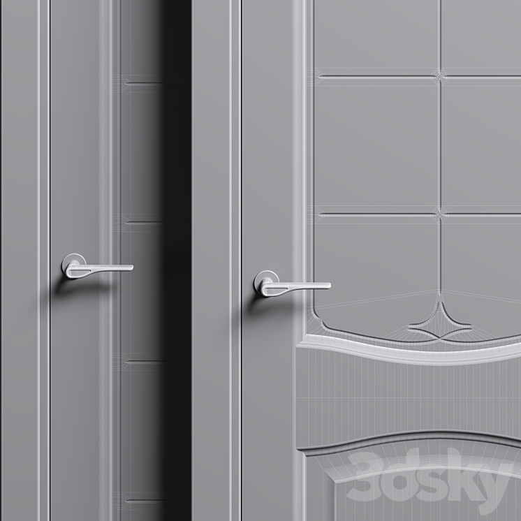 Doors Sofia Classic Part 2 3D Model
