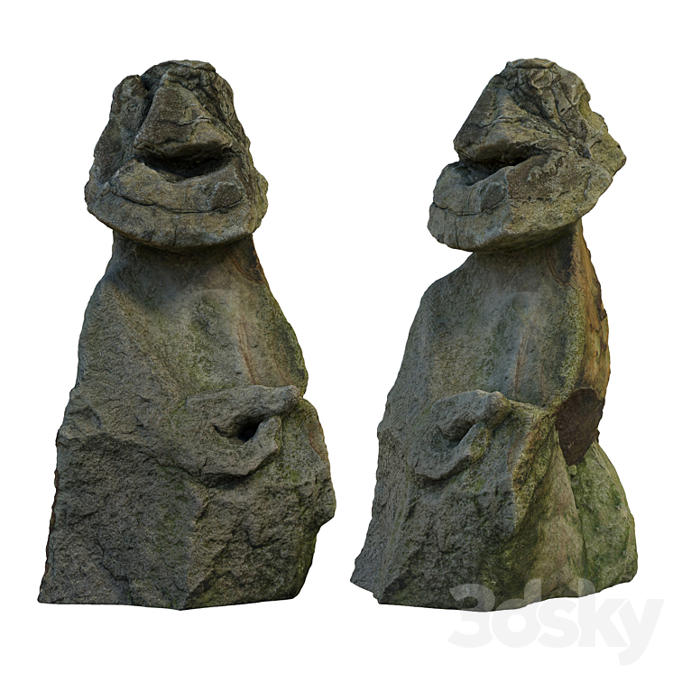 stone sculpture 3D Model