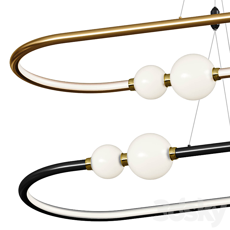 Nova Luce Celia Pendant Lamp 3D Model