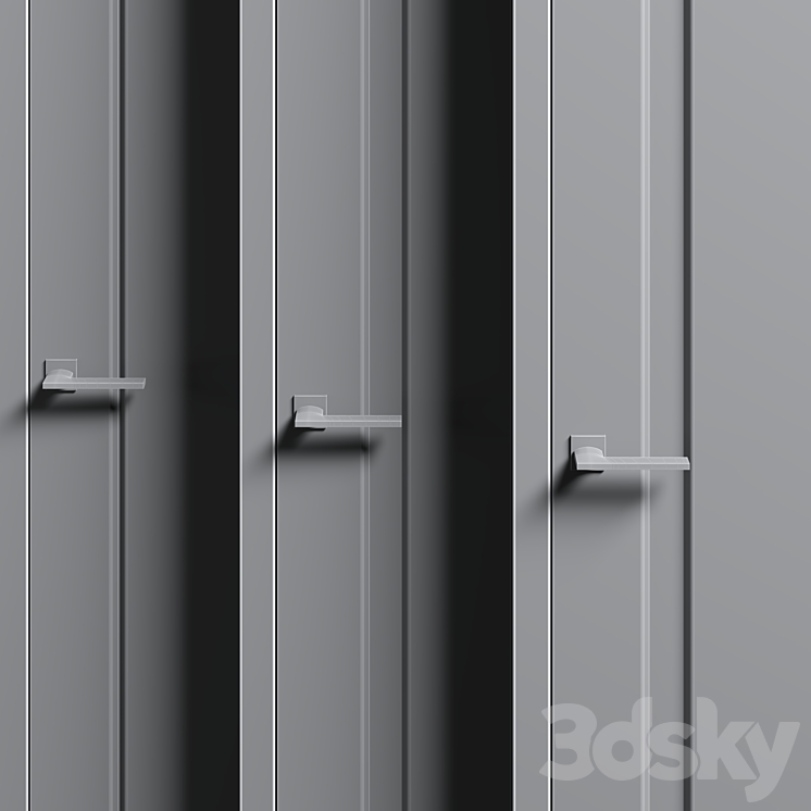 Doors Sofia Skyline 3D Model