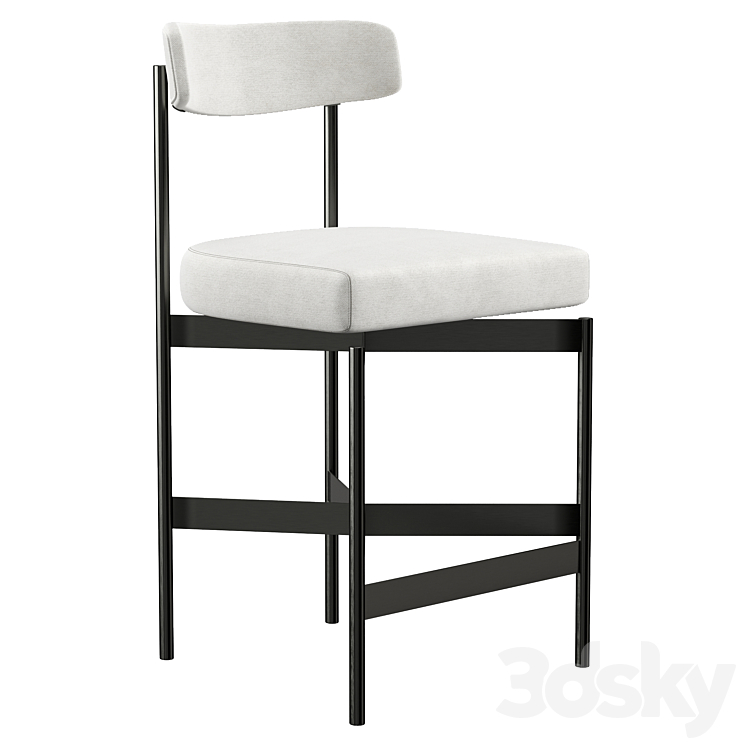 Remy Counter Stool 3DS Max Model - thumbnail 1