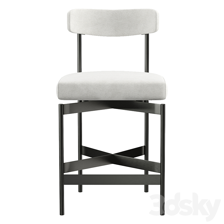 Remy Counter Stool 3DS Max Model - thumbnail 2
