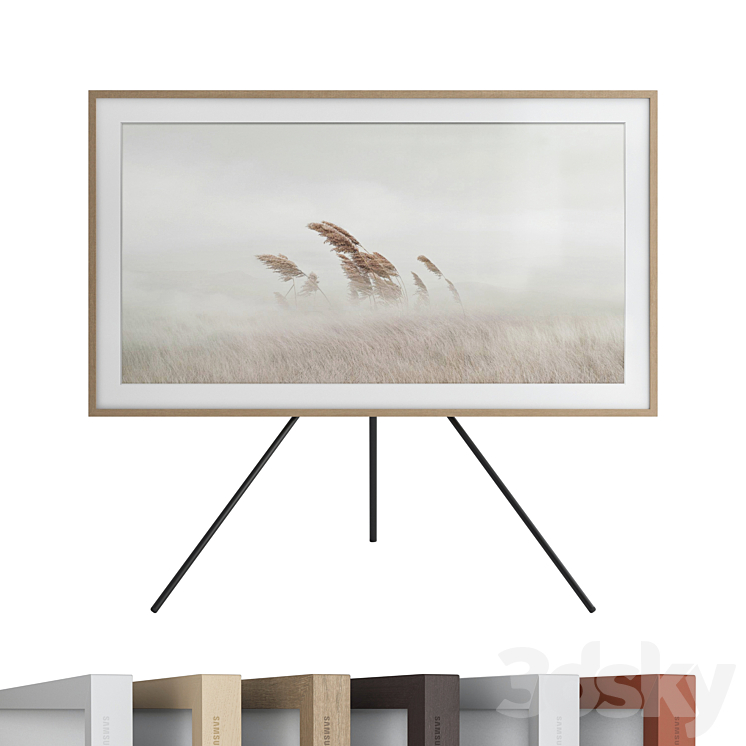 Samsung Class The Frame ArtMode QLED 4K HDR Smart TV (2020) 3D Model