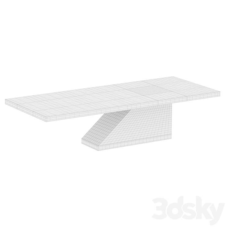 QUERIN COCKTAIL TABLE 3DS Max - thumbnail 2