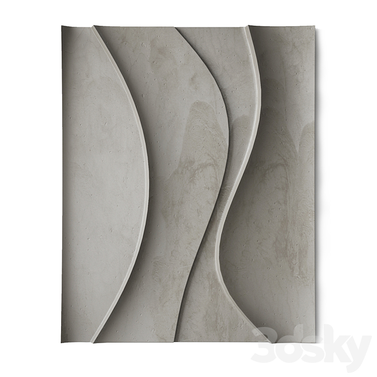 Abstract composition. Relief. Plateau. 9 3D Model