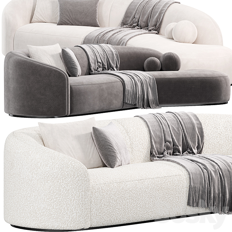 Frost Corner Sofa by atmacha sofas 3D Model
