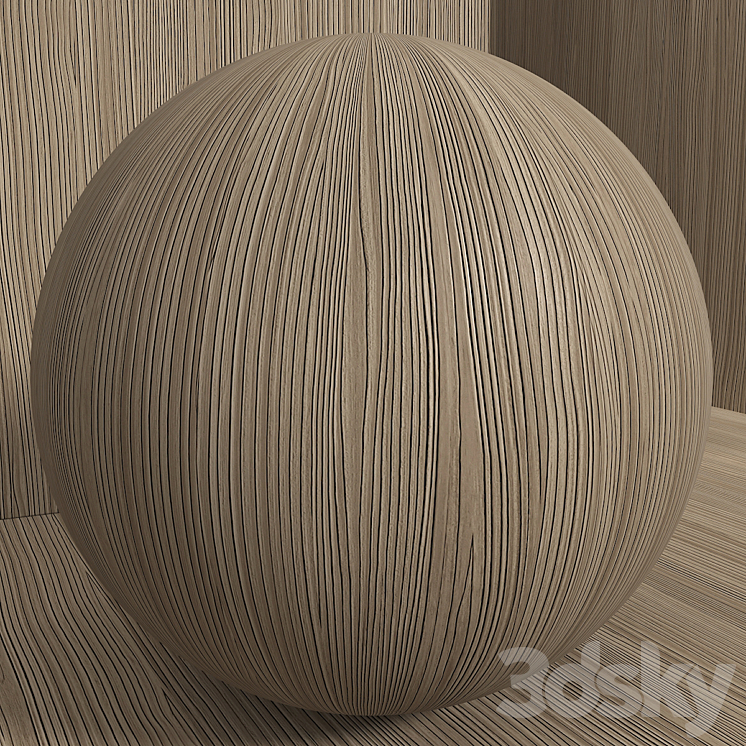 Material wood (seamless) poplar – set 135 3DS Max Model - thumbnail 2