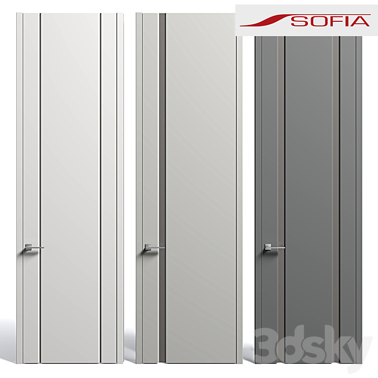 Doors Sofia Skyline 3D Model