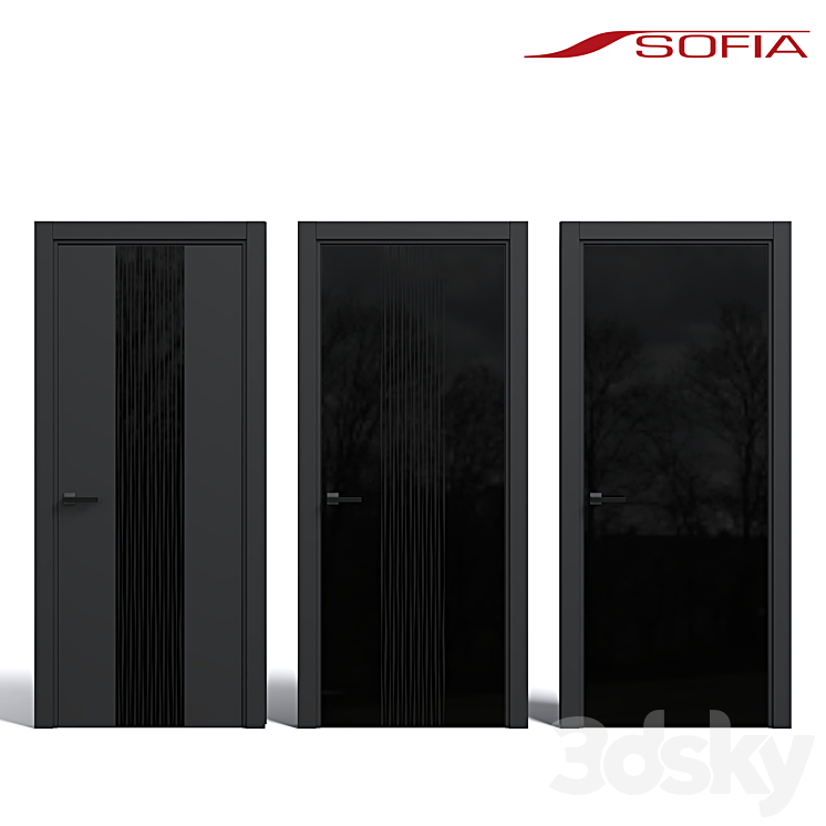 Sofia Doors 3D Model