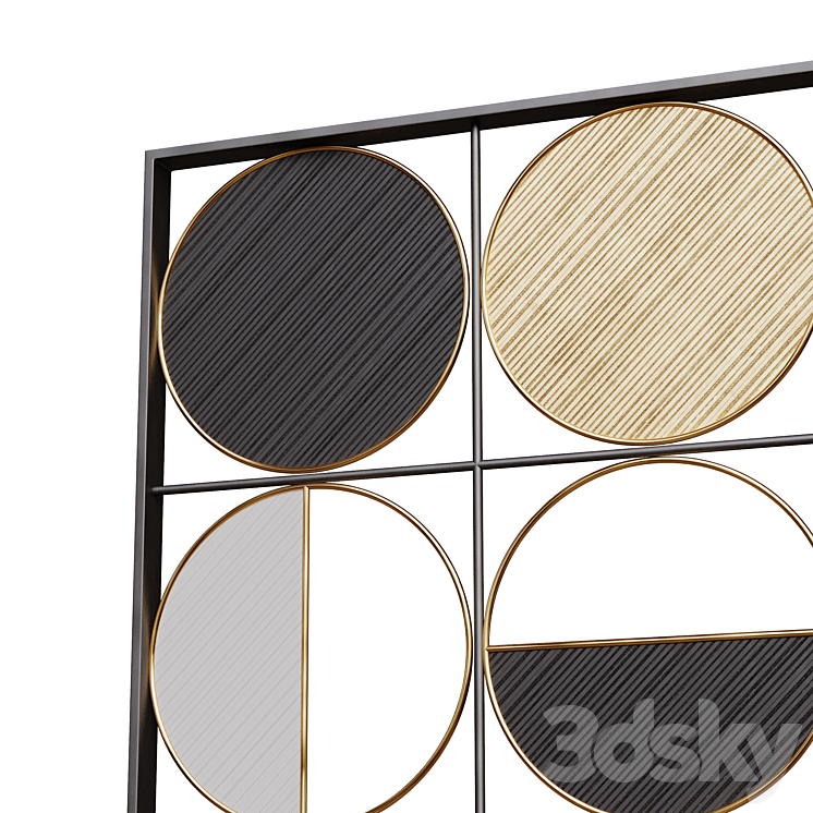 Cosmopolitan wall decor 3DS Max Model - thumbnail 2
