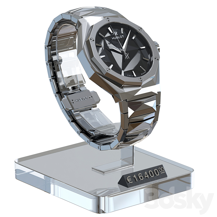 Store Display / Hublot / Orlinski Bracelet Titanium 3D Model