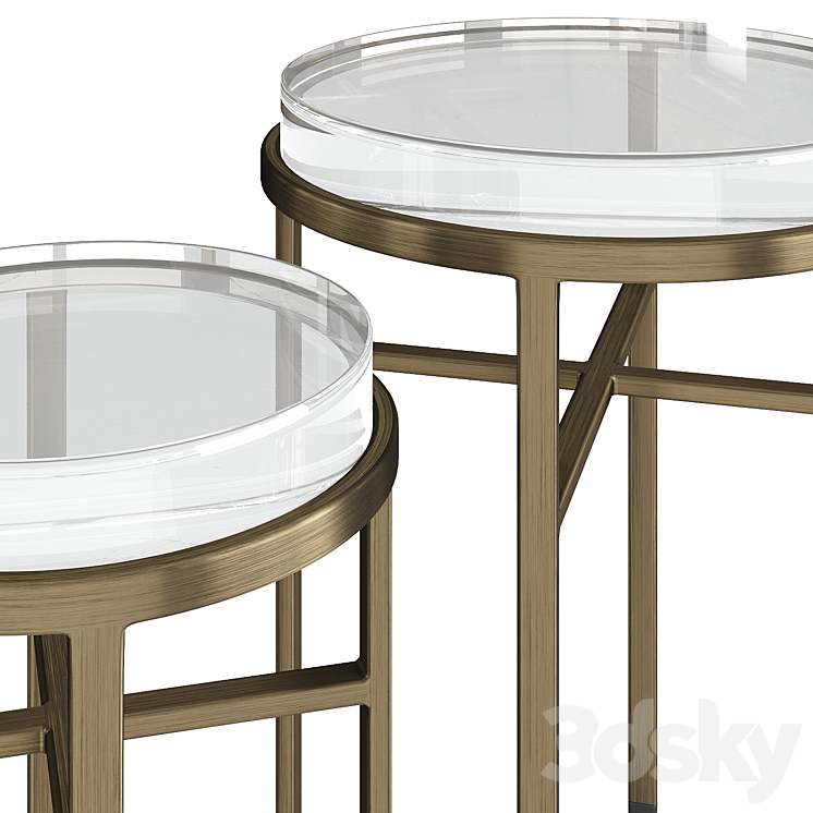 3ds Max Files Eichholtz Side Table Hoxton 3DS Max Model