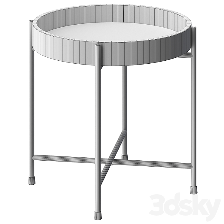 Noris coffee table 3DS Max - thumbnail 2