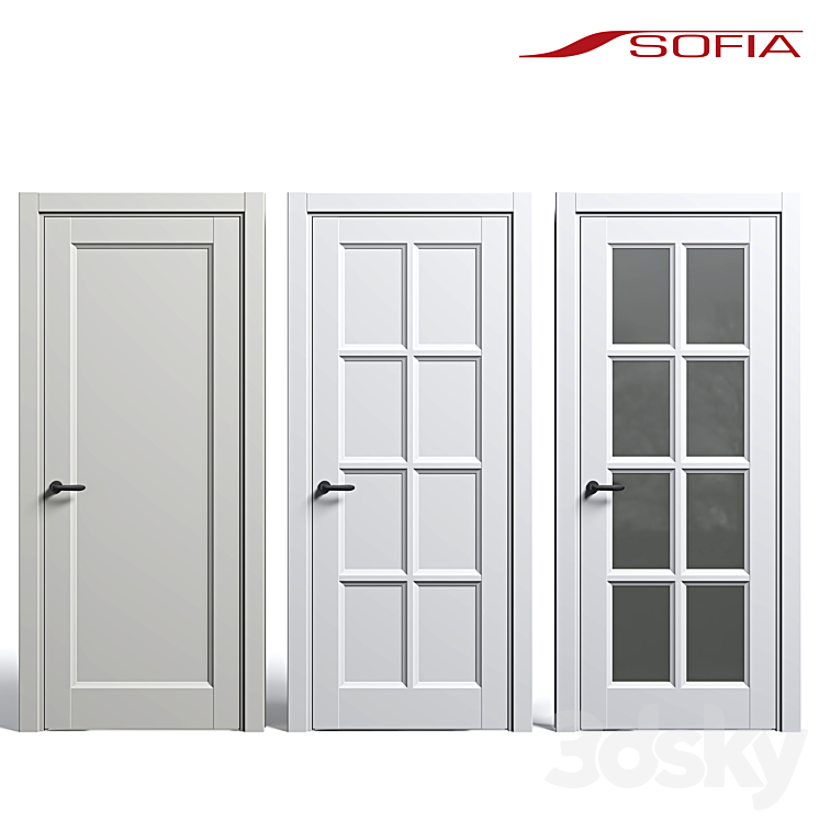 Sofia Doors 3D Model
