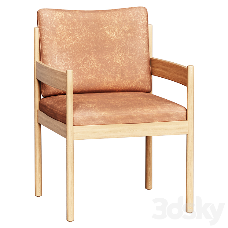 Chair Halsey 3DS Max Model - thumbnail 1