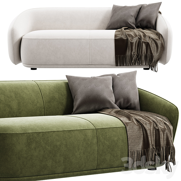 Rene Sofa by Meridiani 3D Model