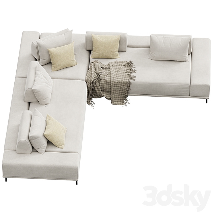 DEFINE Modular Sofa Module 03x05x03 3D Model
