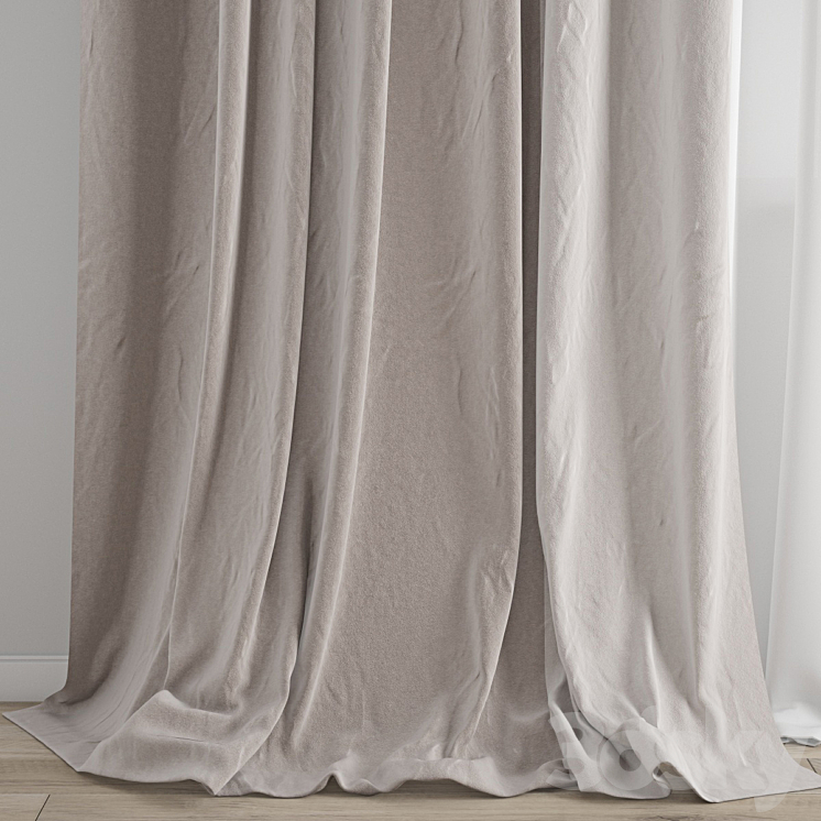 Curtain 724 3D Model