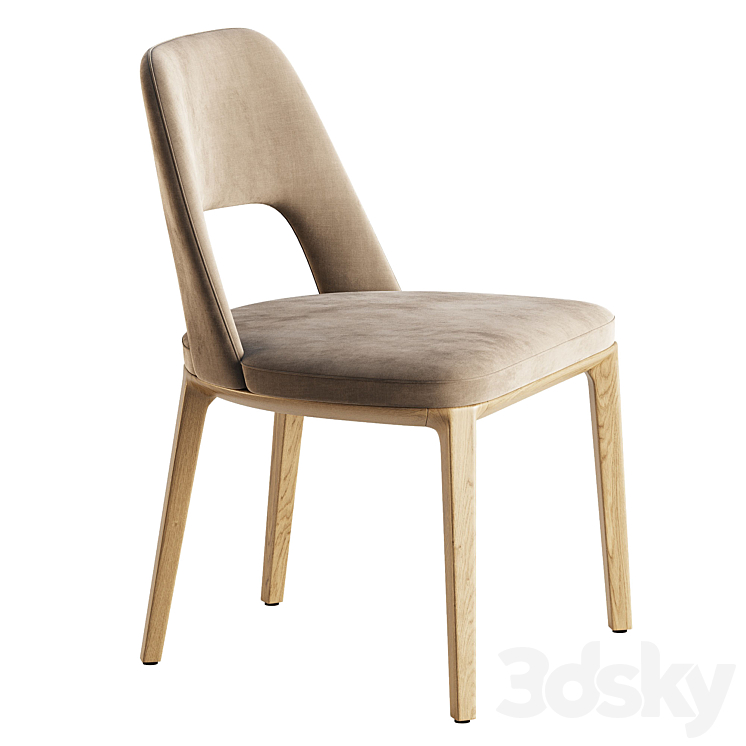 SOPHIE LITE Chair By Poliform 3DS Max Model - thumbnail 2