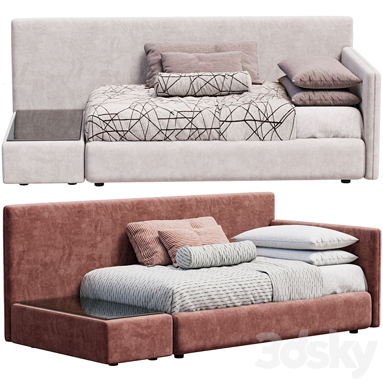 Sofa Bed Caprice By Sofa Club 3DS Max Model - thumbnail 1