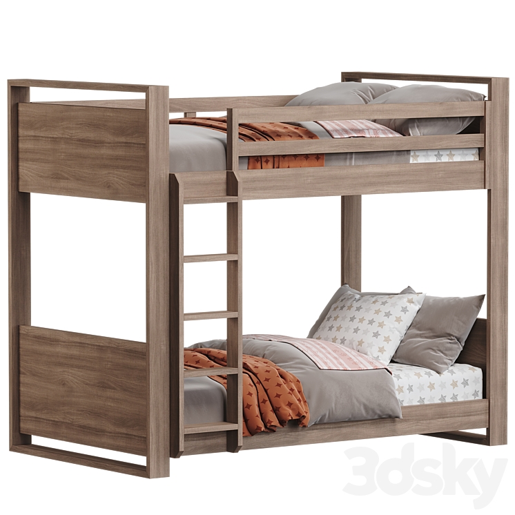 RH | Wyler Bunk Bed 3DS Max - thumbnail 1