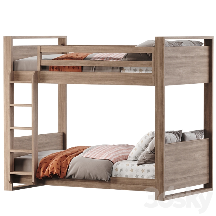 RH | Wyler Bunk Bed 3DS Max - thumbnail 2
