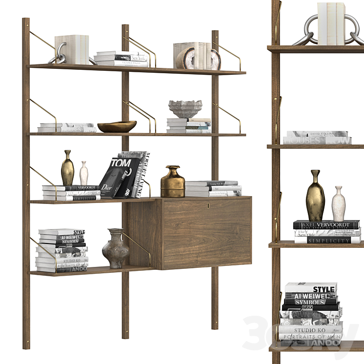 Royal System Shelving Plus Rack 3D model