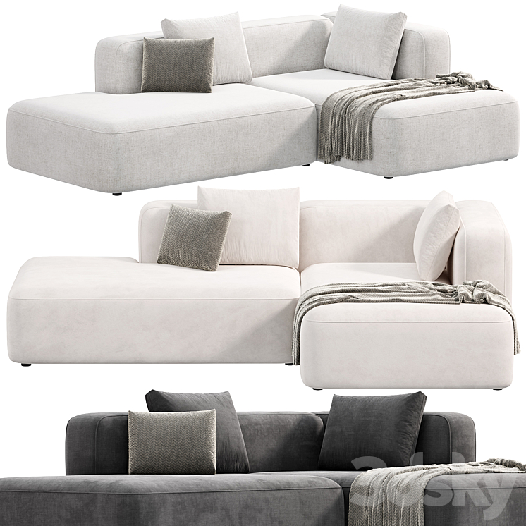 BASECAMP CHAISELOUNGE left Modular Sofa by makenordic 3 Free Download