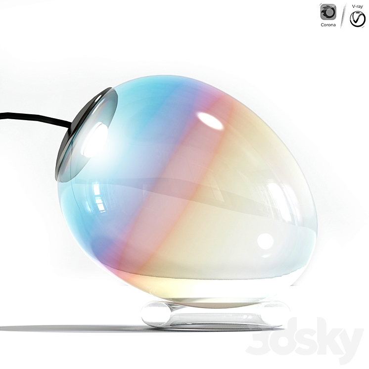 Artemide Stellar Nebula Blown Glass Table Lamp Table lamp 3D model