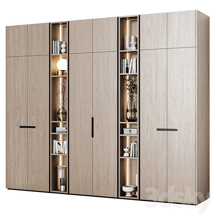 Modular wardrobes in modern style 67 3D Model Free