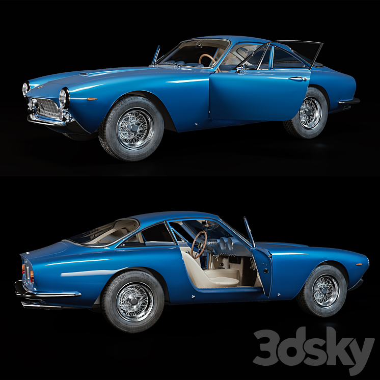 Ferrari 250 GT 3D Model Free