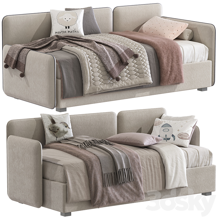 Sofa bed LEVEL 315 3DS Max Model - thumbnail 1