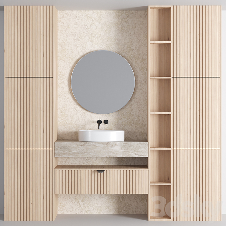Bathroom Furniture 04 3D Model