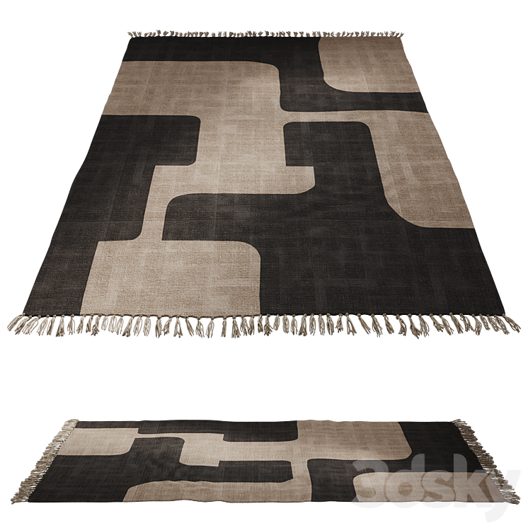 Triba carpet by La Redoute 3D Model