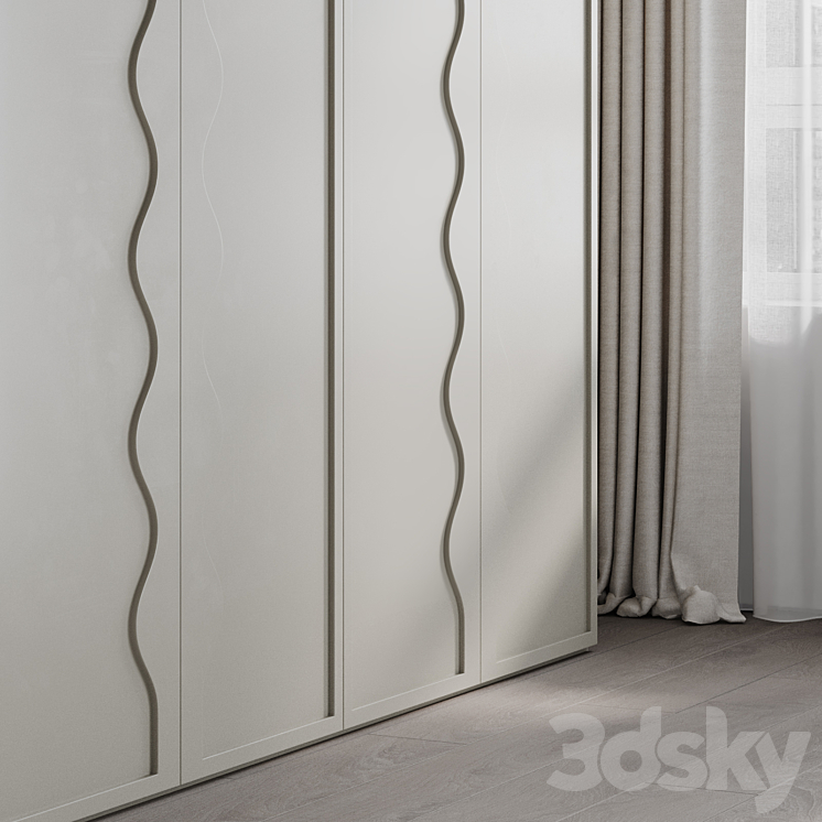 Wardrobe Wave 3D Model
