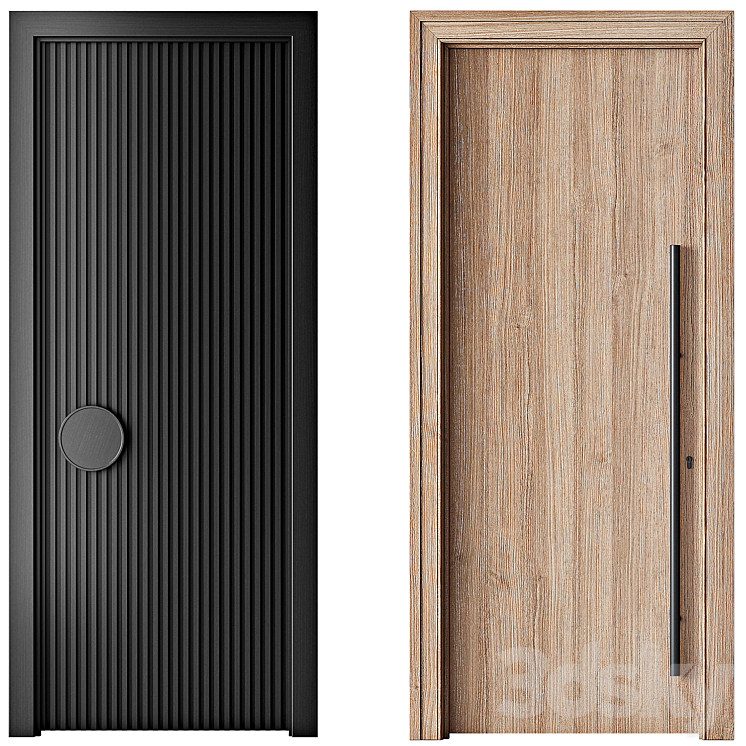 INTERIOR DOORS 012 3D Model Free